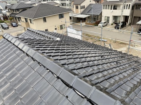 金沢市 Ｎ様　瓦屋根葺き替え工事サムネイル